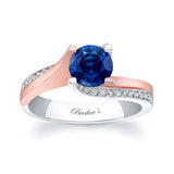 Round Cut Sapphire Ring