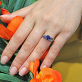 Sapphire Infinity Ring