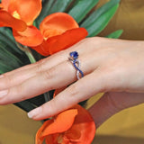 Sapphire Infinity Ring