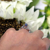 Sapphire Infinity Ring