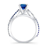Sapphire Infinity Ring