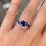 1 Carat Sapphire Ring