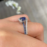 1 Carat Sapphire Ring