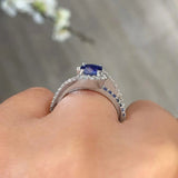 1 Carat Sapphire Ring