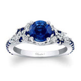 Vintage Marquise Sapphire Engagement Ring