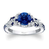 Vintage Marquise Sapphire Engagement Ring