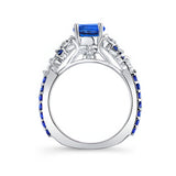 Vintage Marquise Sapphire Engagement Ring