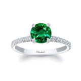 Emerald And Diamond Ring