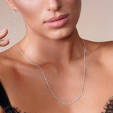 9.8 Carat Floating Lab Diamond Necklace