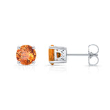 1 Carat Citrine Studs