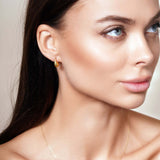 Gold Teardrop Earrings