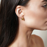 Gold Teardrop Earrings