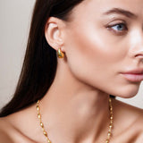 Gold Teardrop Earrings