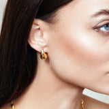Gold Teardrop Earrings