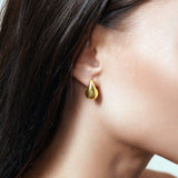 Gold Teardrop Earrings