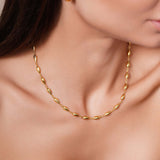 Gold Teardrops Necklace