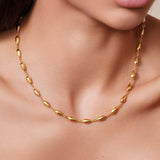 Gold Teardrops Necklace