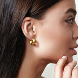 Gold Huggie Earrings