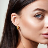 Gold Huggie Earrings