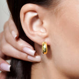 Gold Huggie Earrings
