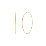 Gold Endless Hoop Earrings showcasing a seamless design and high-quality gold finish for everyday elegance.