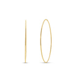 Gold Endless Hoop Earrings showcasing elegant, timeless design and shiny, durable finish.