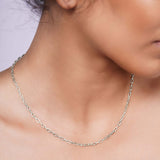 Lightweight Gold Paper Clip Chain