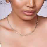 Lightweight Gold Paper Clip Chain