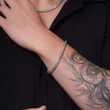 Men's Lightweight Wheat Gold Bracelet