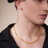 Men's Lightweight Wheat Gold Chain