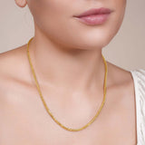 Lightweight Wheat Gold Chain