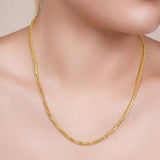 Lightweight Wheat Gold Chain