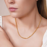 Lightweight Wheat Gold Chain