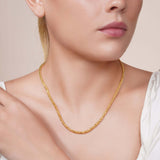 Lightweight Wheat Gold Chain