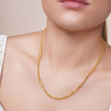 Lightweight Wheat Gold Chain