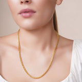 Lightweight Wheat Gold Chain