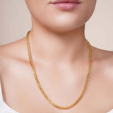 Lightweight Wheat Gold Chain