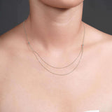 Layered Beaded Gold Chain