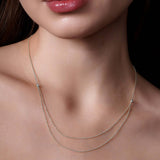 Layered Beaded Gold Chain