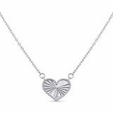 Engraved Heart Necklace