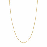 Diamond Cut Franco Chain in 14k solid yellow gold, showcasing its elegant V-shaped links.