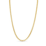 Men's Open Franco Gold Chain showcasing a polished 14k gold design with a classic Franco link.
