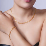 Figaro Gold Bracelet