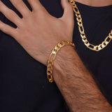 Men's Figaro Gold Bracelet