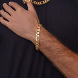 Men's Figaro Gold Bracelet