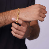 Men's Figaro Gold Bracelet