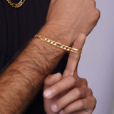 Men's Figaro Gold Bracelet
