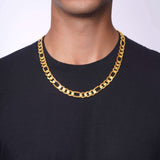 Men's Figaro Yellow Gold Chain