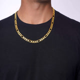 Men's Figaro Yellow Gold Chain