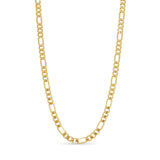 Men's Figaro Yellow Gold Chain